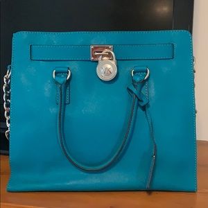 Michael Kors Teal Satchel